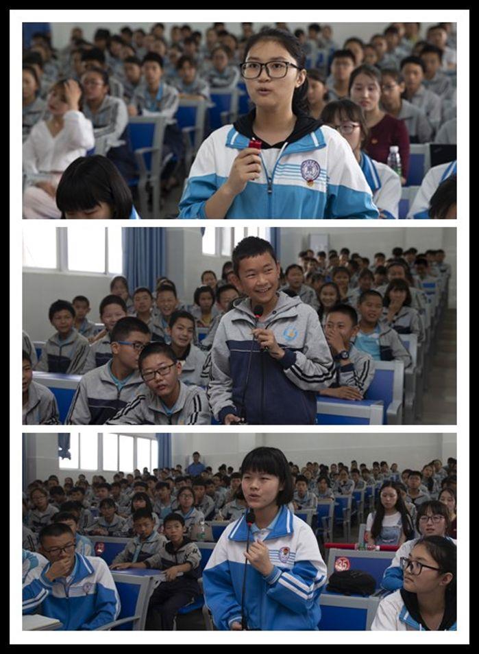 白鹤滩青年为宁南中学生答疑解惑 