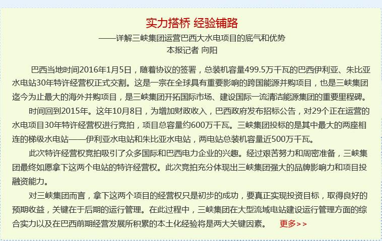巴西项目专题 